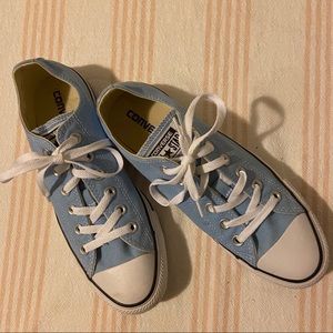 Carolina blue Converse All Stars— never worn!
